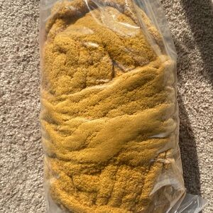 Cozy Mustard Yellow Blanket